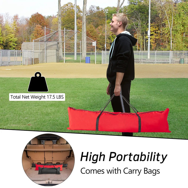 Portable Practice Net Kit with 3 Carrying Bags by DirectDeals