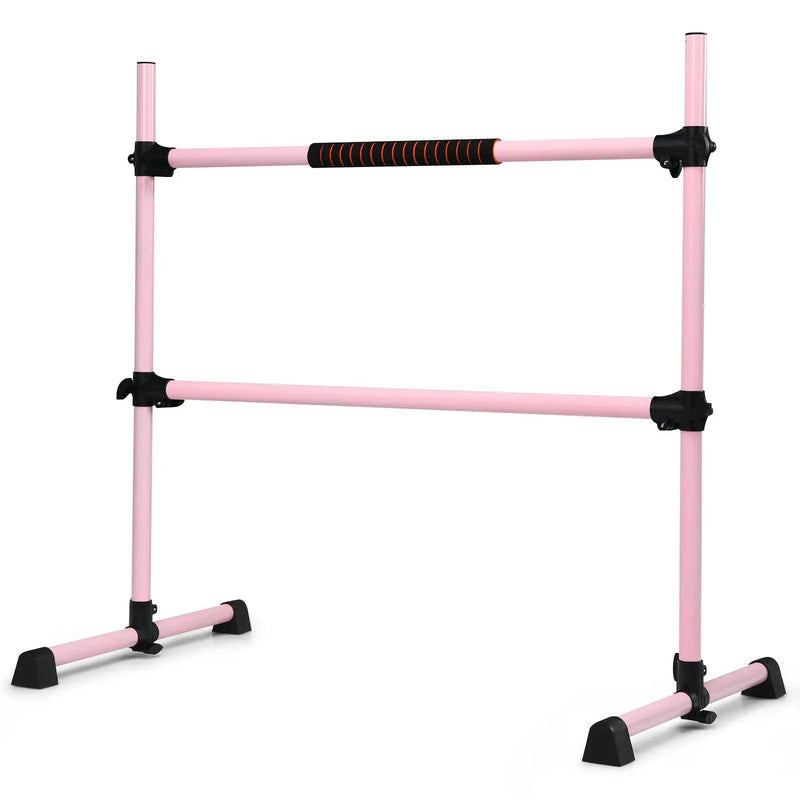 4 Feet Portable Ballet Barre with Adjustable Height by DirectDeals