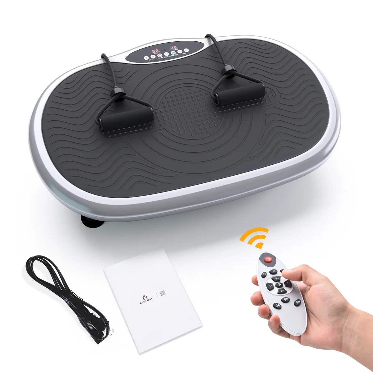 Mini Vibration Body Fitness Platform with Loop Bands, photo 16 of 16