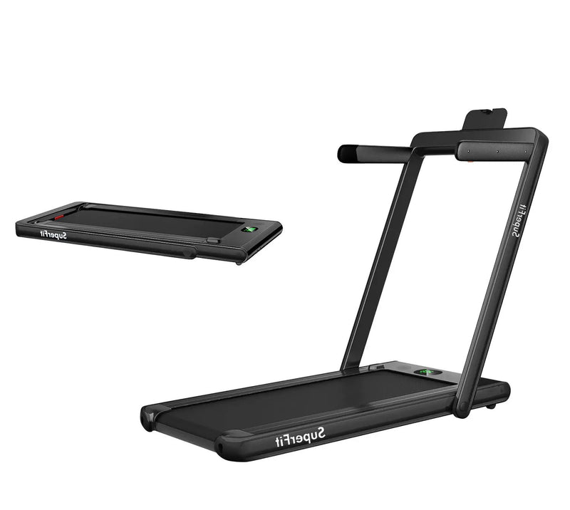 2.25HP 2 in 1 Folding Treadmill with APP Speaker Remote Control by DirectDeals