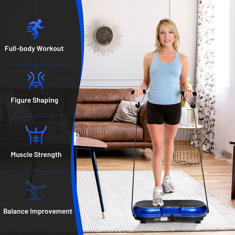 3D Vibration Plate Fitness Machine with Remote Control by DirectDeals