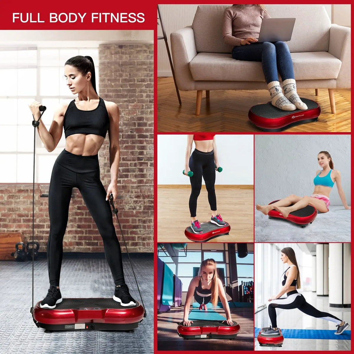 3D Vibration Plate Fitness Machine with Remote Control, photo 13 of 16