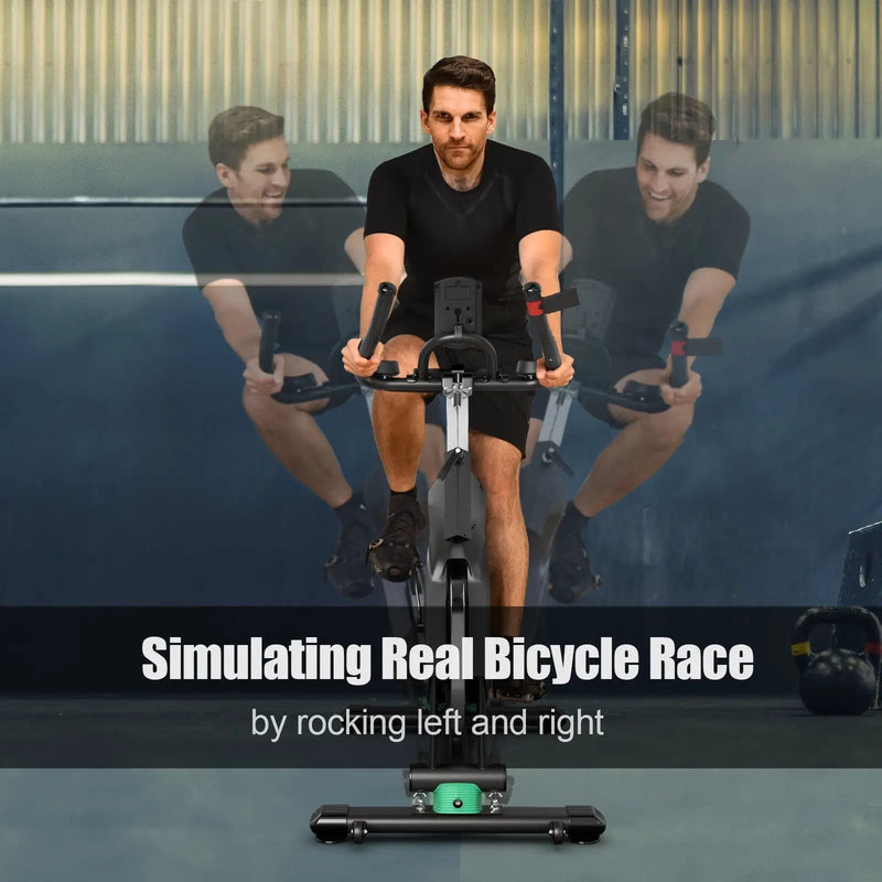 Stationary Exercise Cycling Bike with 33lbs Flywheel for Home by DirectDeals