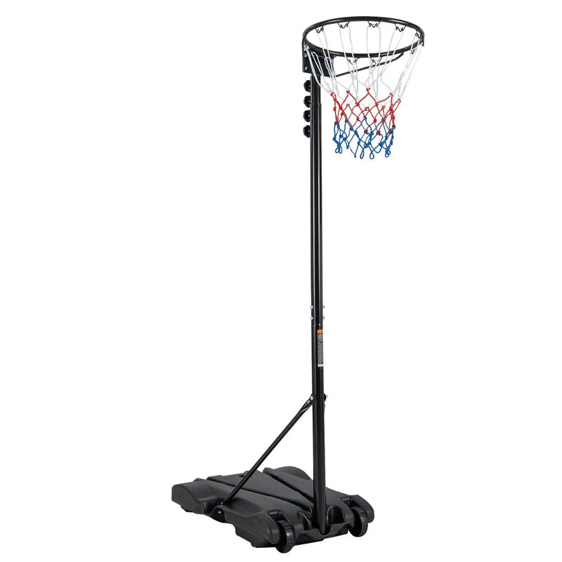 8.5 to 10 FT Adjustable Portable Basketball Hoop Stand with Fillable Base and 2 Wheels by DirectDeals