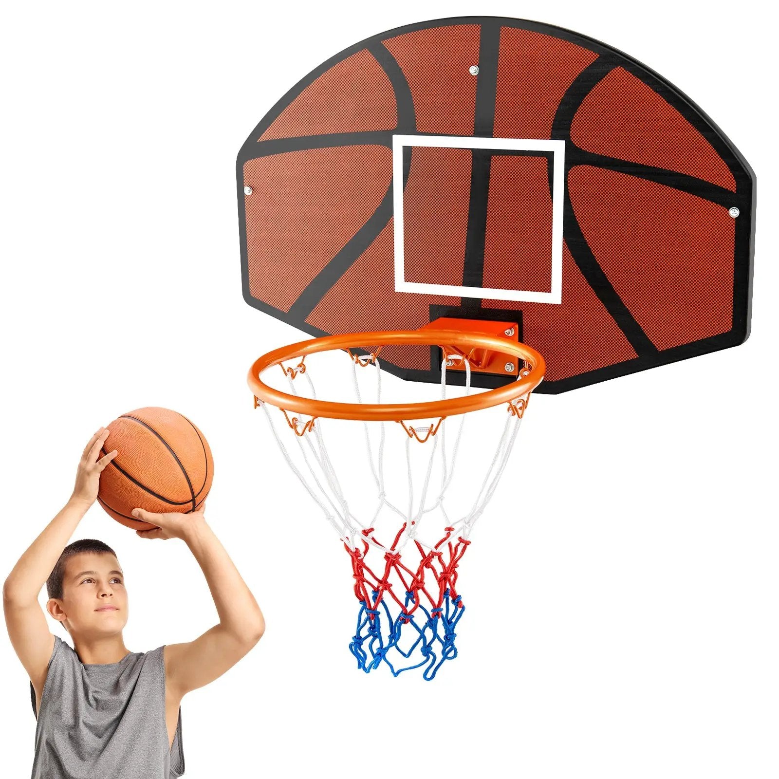 Indoor Outdoor Basketball Games with Large Shatter-proof Backboard by DirectDeals