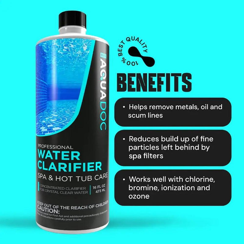 Spa Water Clarifier for Hot Tubs by AquaDoc