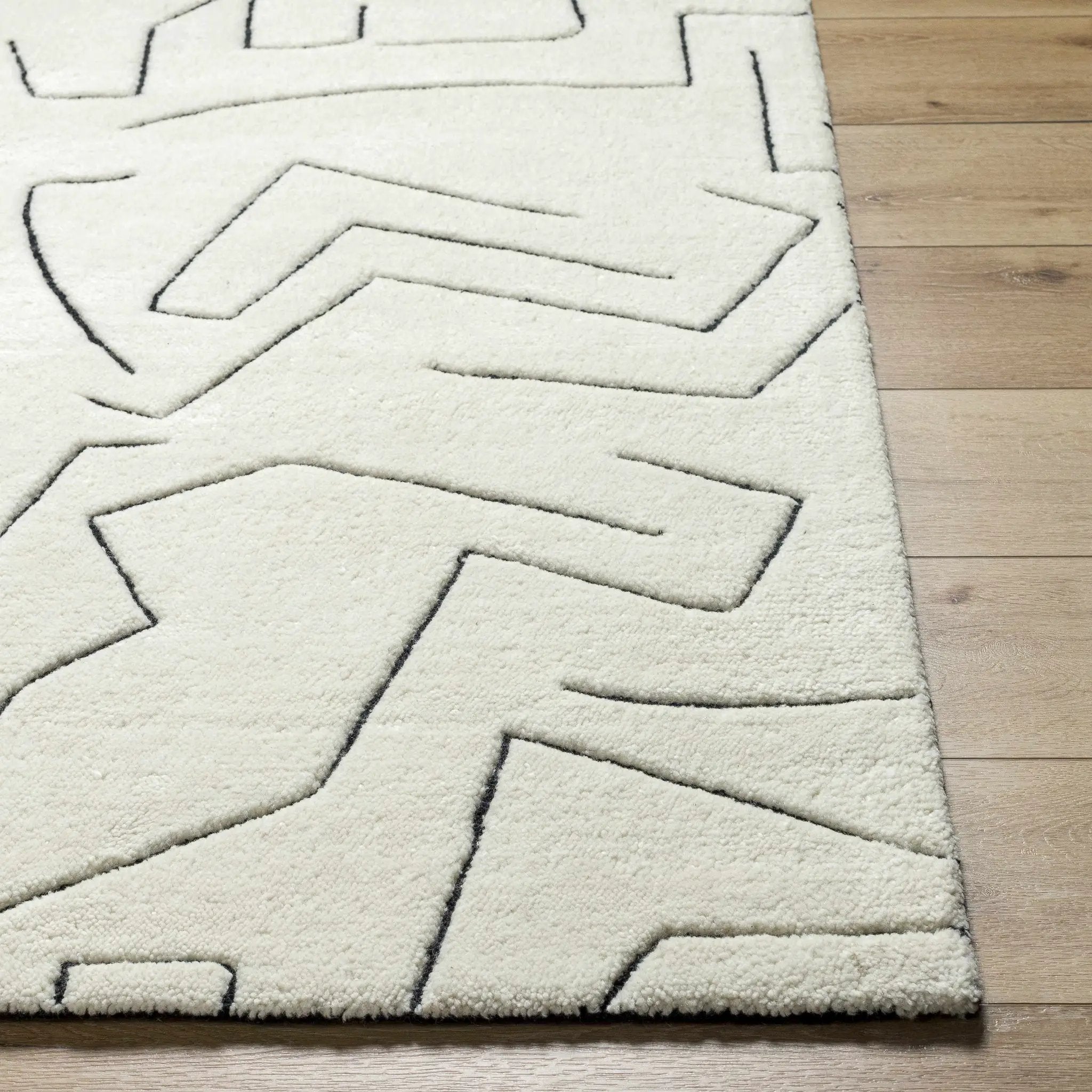 Mony Rose Cream Area Rug - Clearance by Boutique Rugs