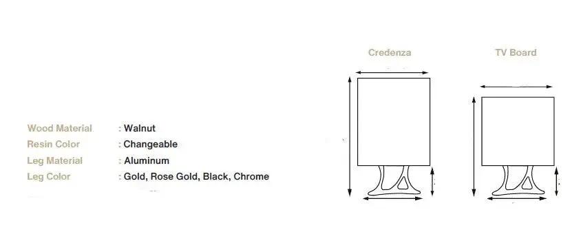 Resin Credenza-Sideboard-Buffets | Osso collection by Gizz