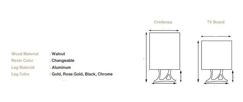 Resin Credenza-Sideboard-Buffets | Osso collection by Gizz
