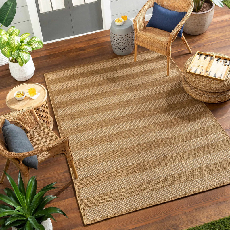 Hiero Flatweave Faux Jute Outdoor Rug by Boutique Rugs
