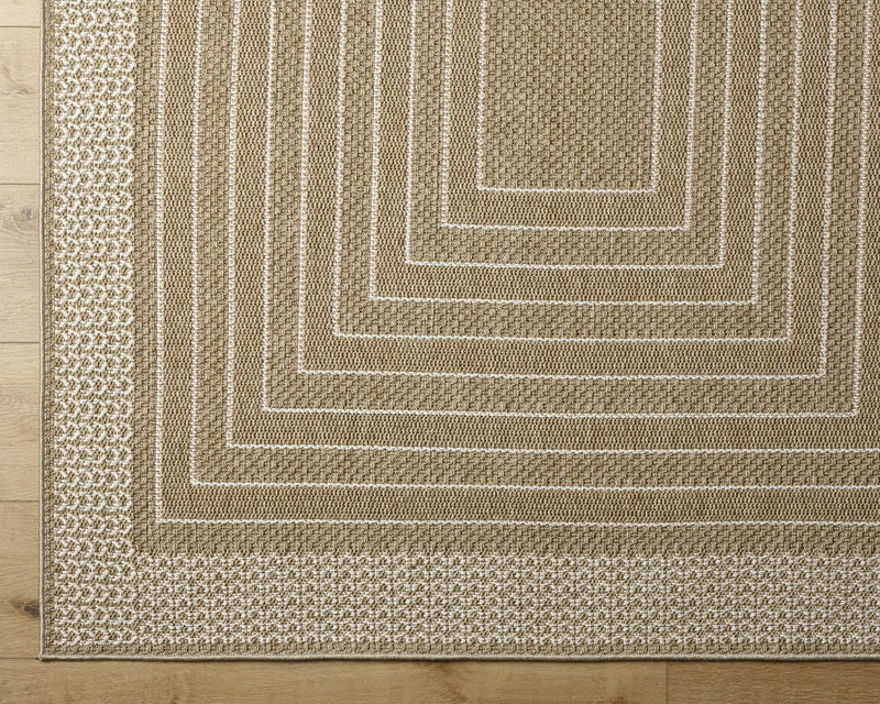 Mopsa Tan Outdoor Area Rug - Clearance by Boutique Rugs