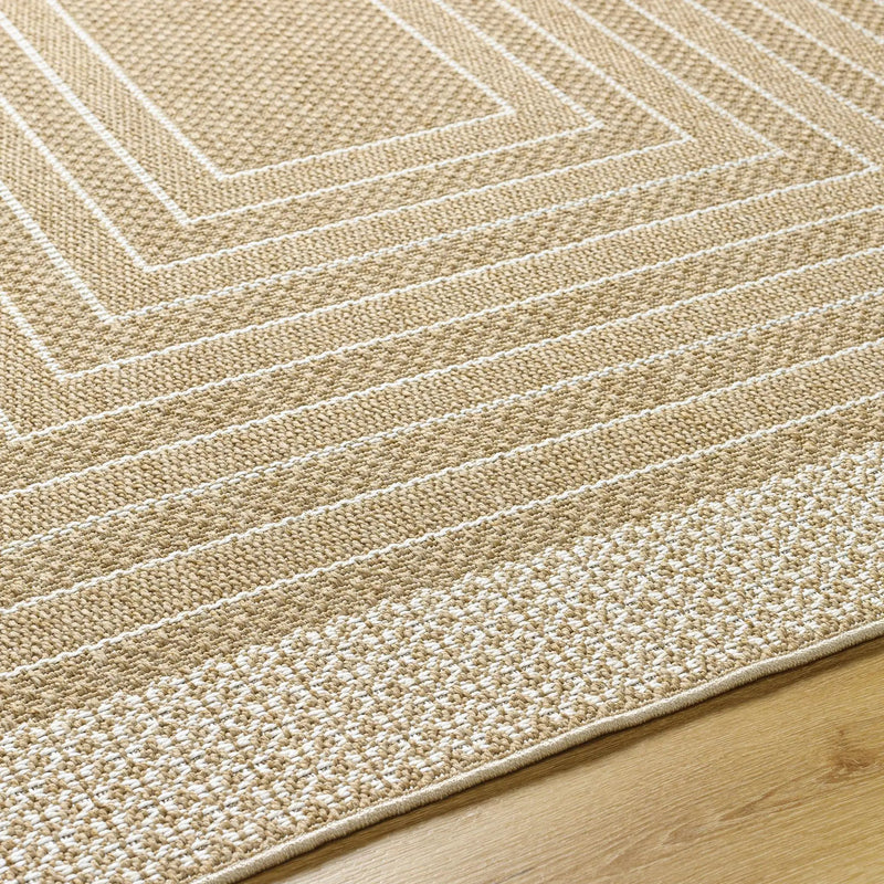 Mopsa Tan Outdoor Area Rug - Clearance by Boutique Rugs