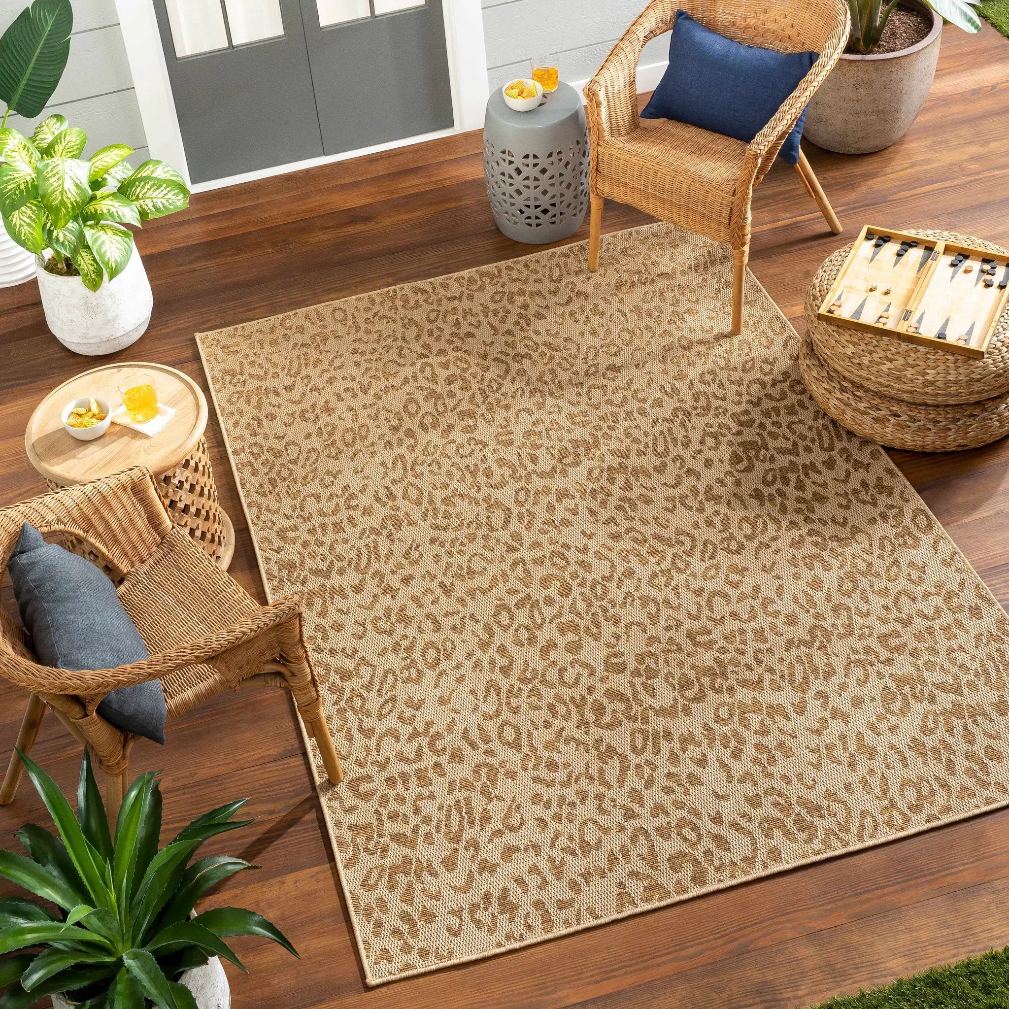 Prem Flatweave Faux Jute Outdoor Rug by Boutique Rugs