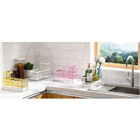 Sponge Holder - Stainless Steel Black by House Of Avana