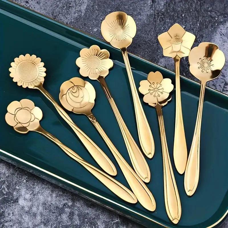 Spoon Set - Stainless Steel Small by House Of Avana