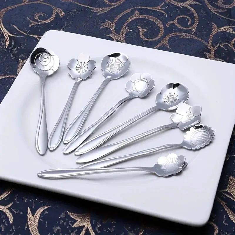 Spoon Set - Stainless Steel Small by House Of Avana