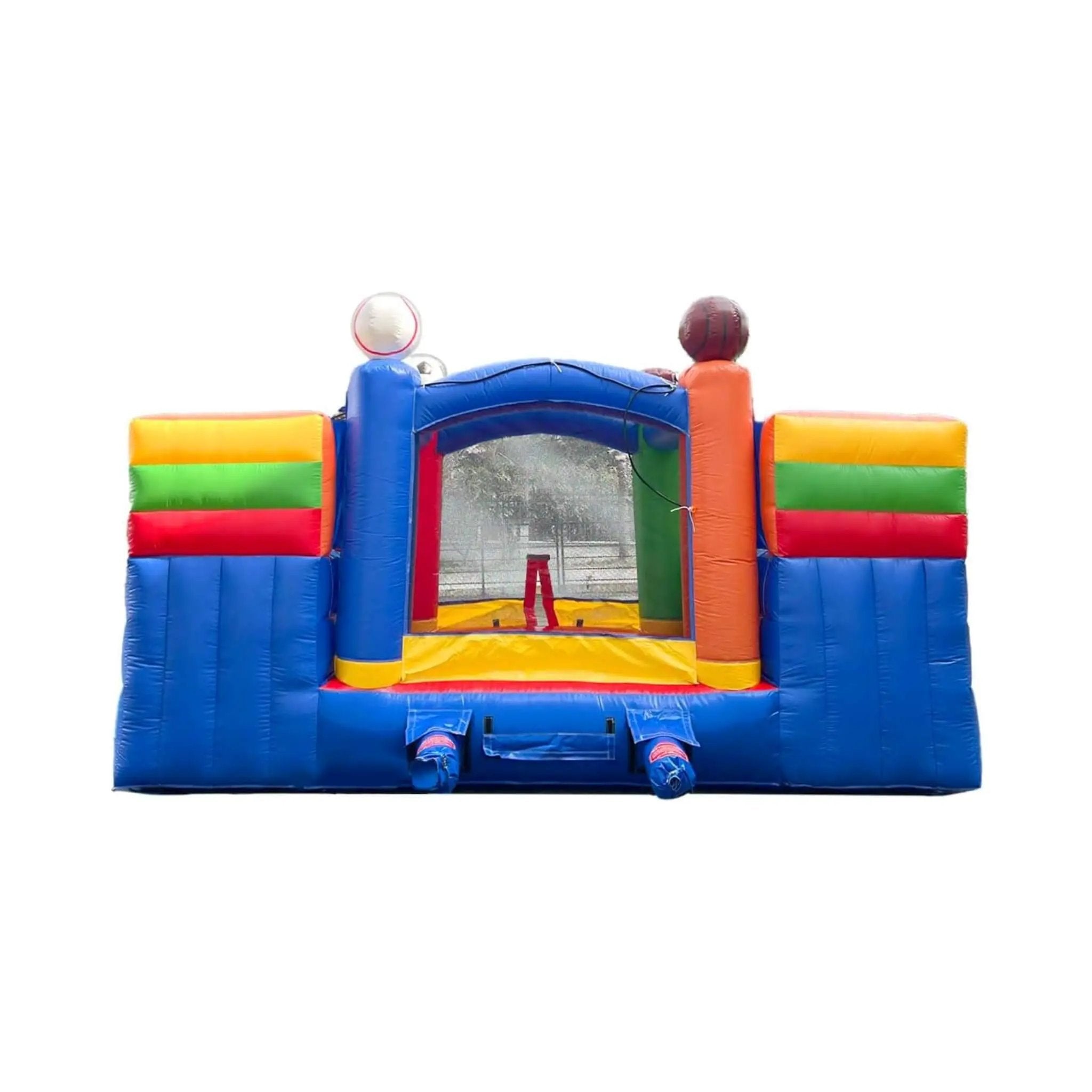 16FT Sports Castle Bounce House With Double Water Slides (SAK17635) by SAKSBY WHOLESALE