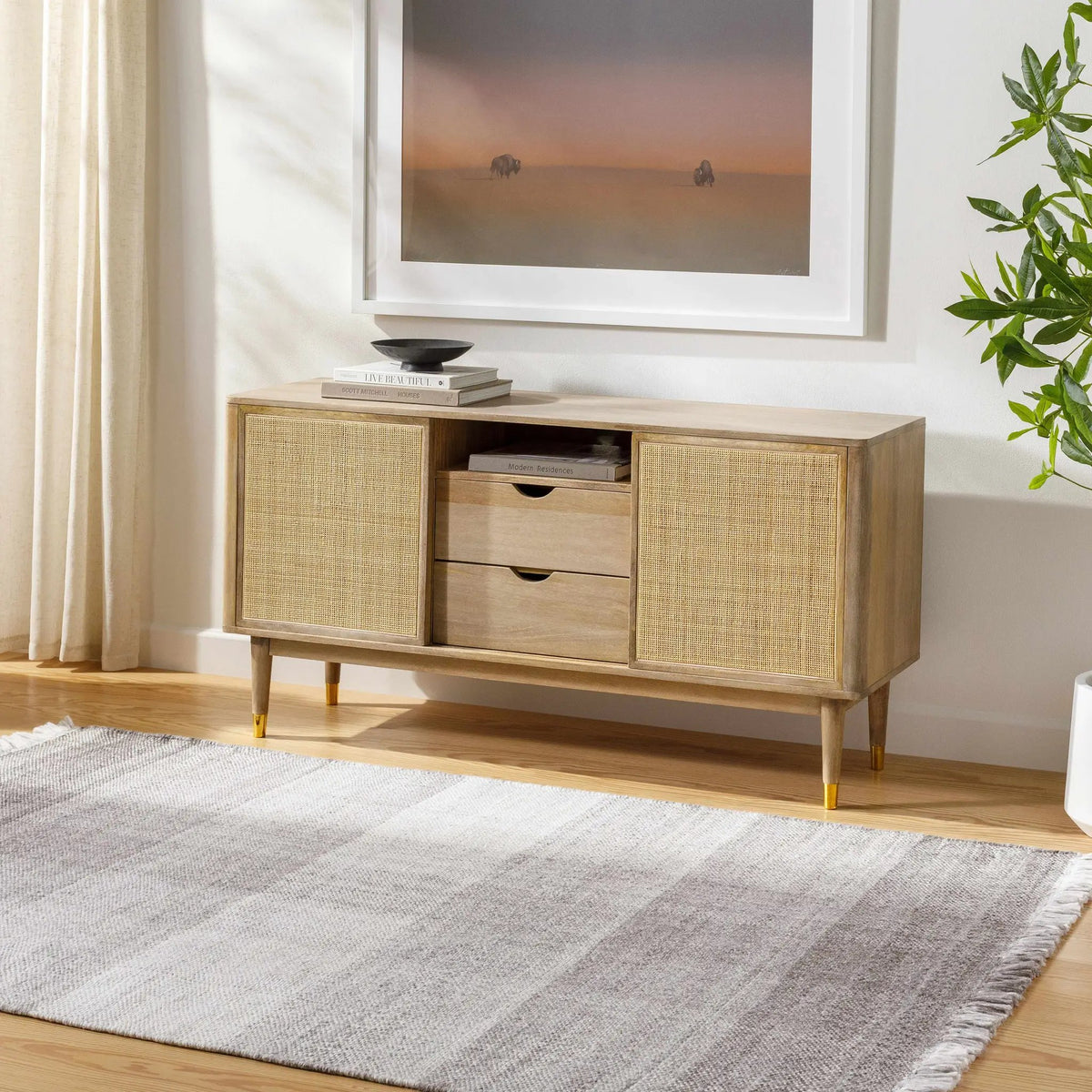 Fiora Area Rug - Clearance, installed in a room