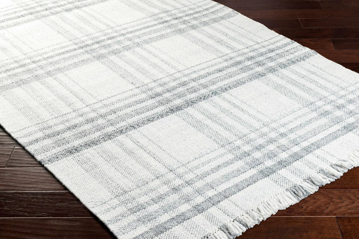 Inara Gray Plaid Area Rug - Clearance, photo 3 of 10