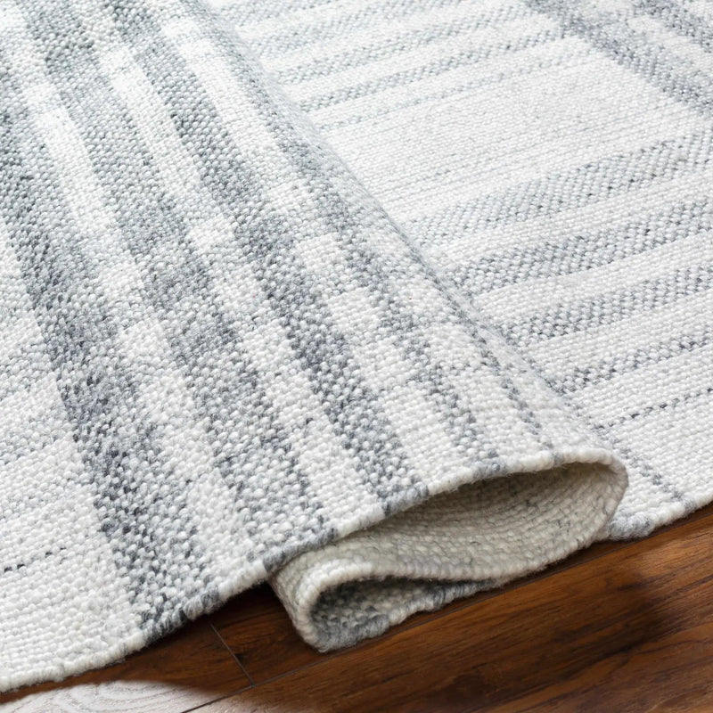 Inara Gray Plaid Area Rug - Clearance by Boutique Rugs