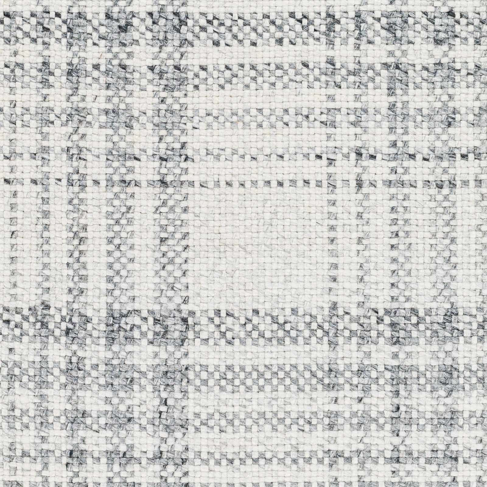 Inara Gray Plaid Area Rug - Clearance by Boutique Rugs