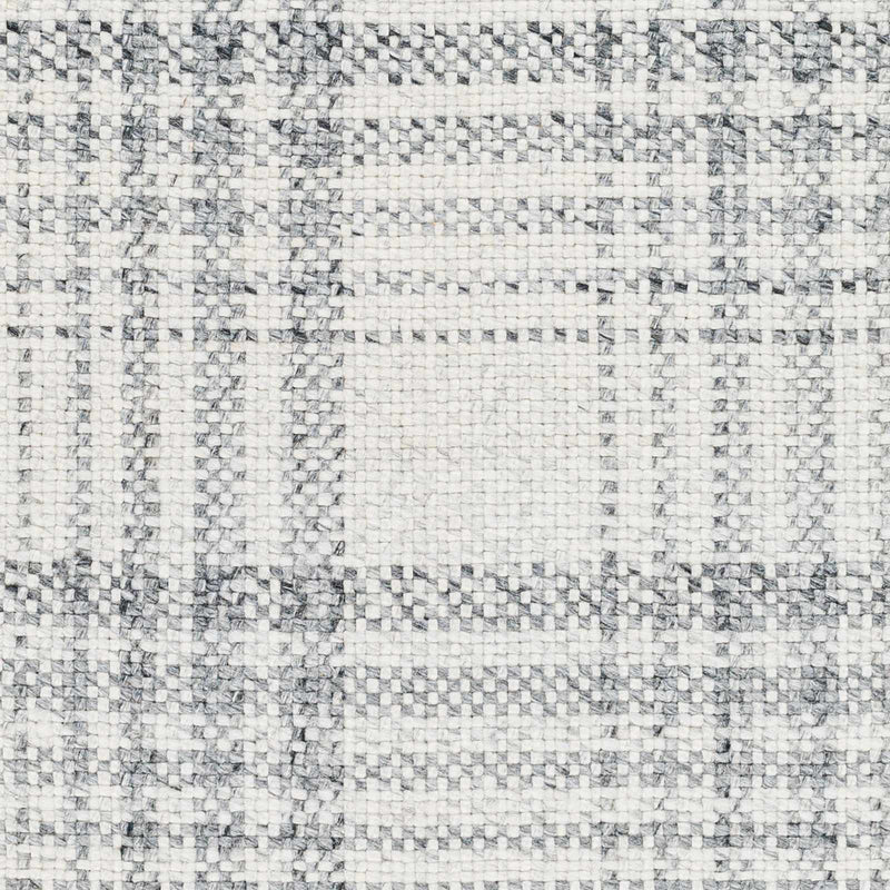 Inara Gray Plaid Area Rug - Clearance by Boutique Rugs