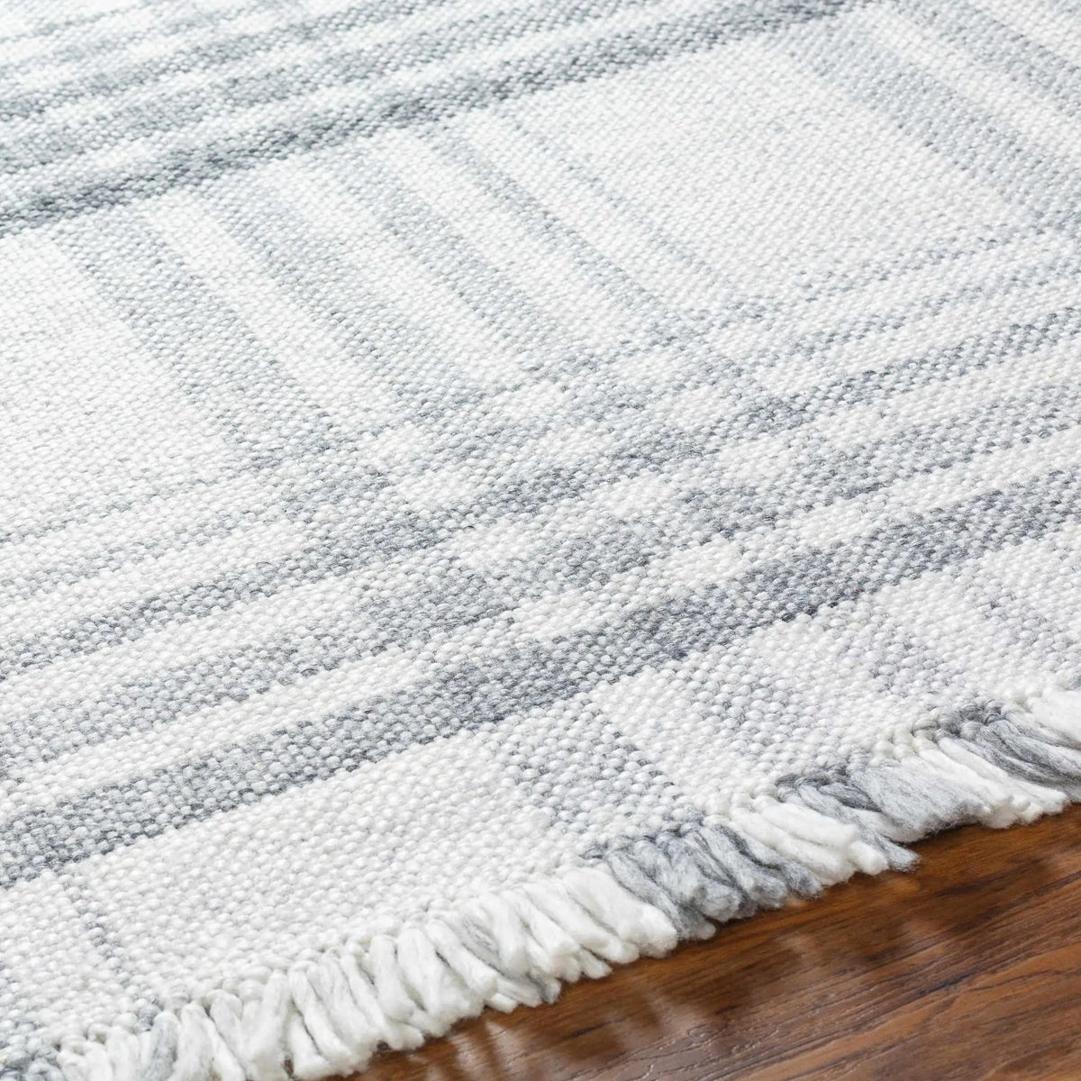 Inara Gray Plaid Area Rug - Clearance, photo 7 of 10