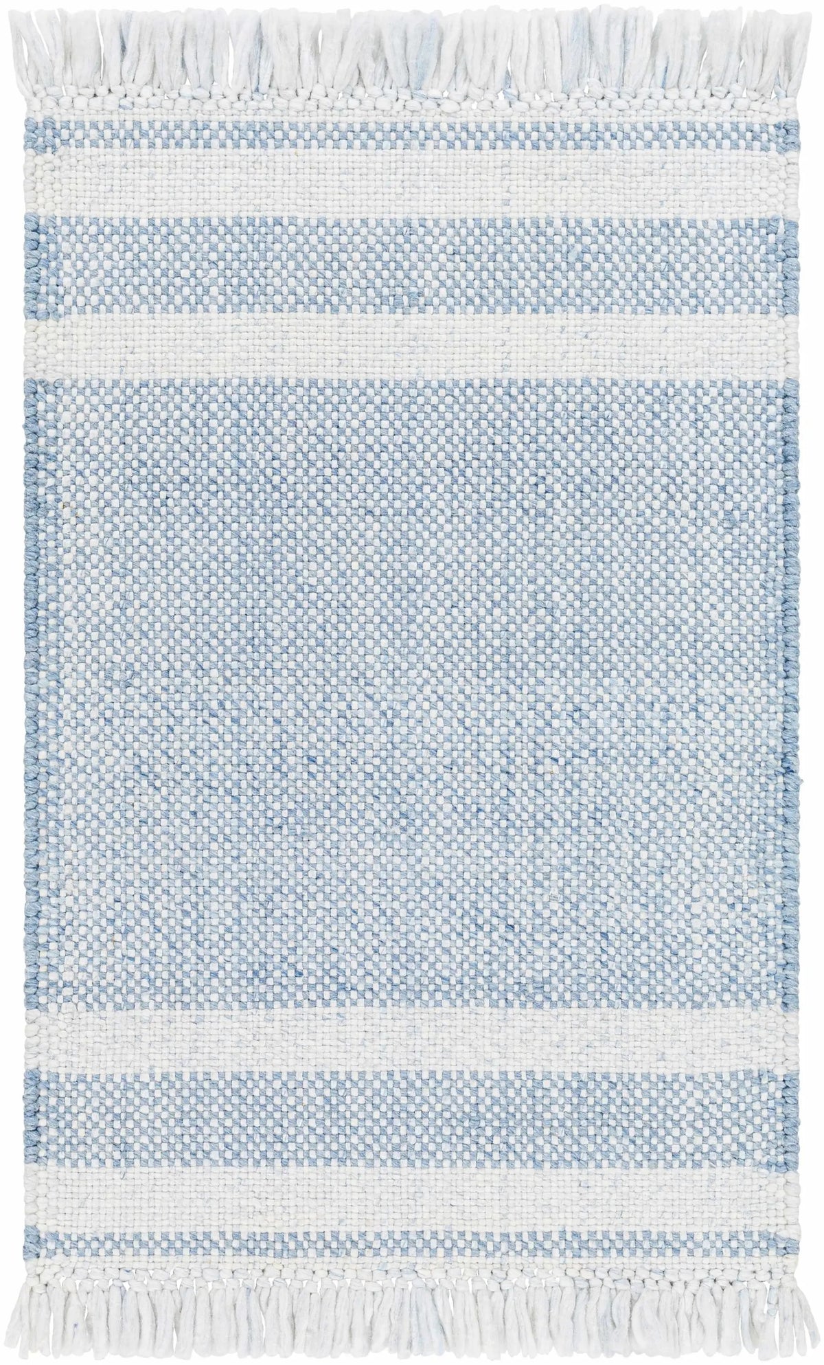 Loic Silver Blue Area Rug, photo 3 of 9