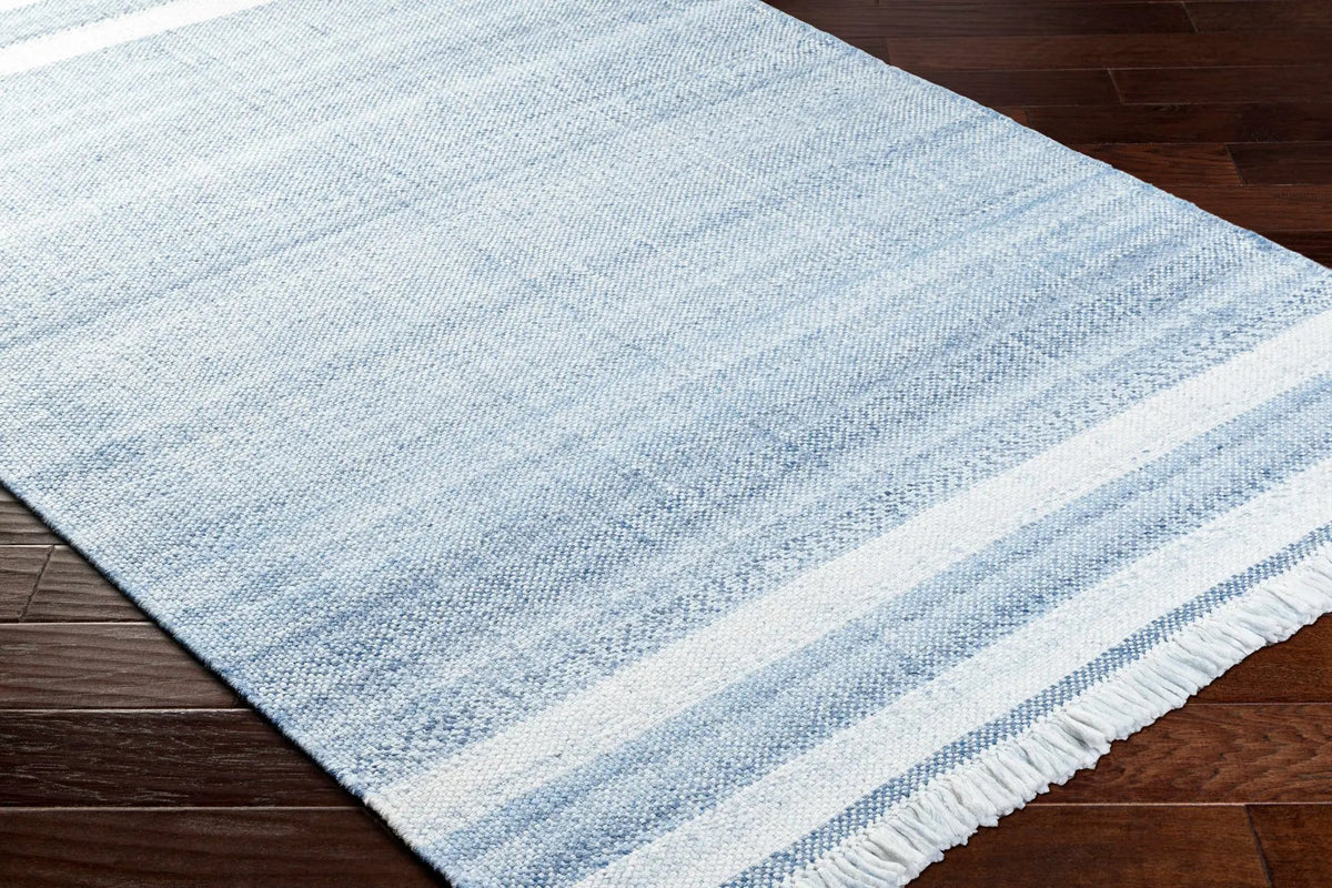 Loic Silver Blue Area Rug, photo 4 of 9