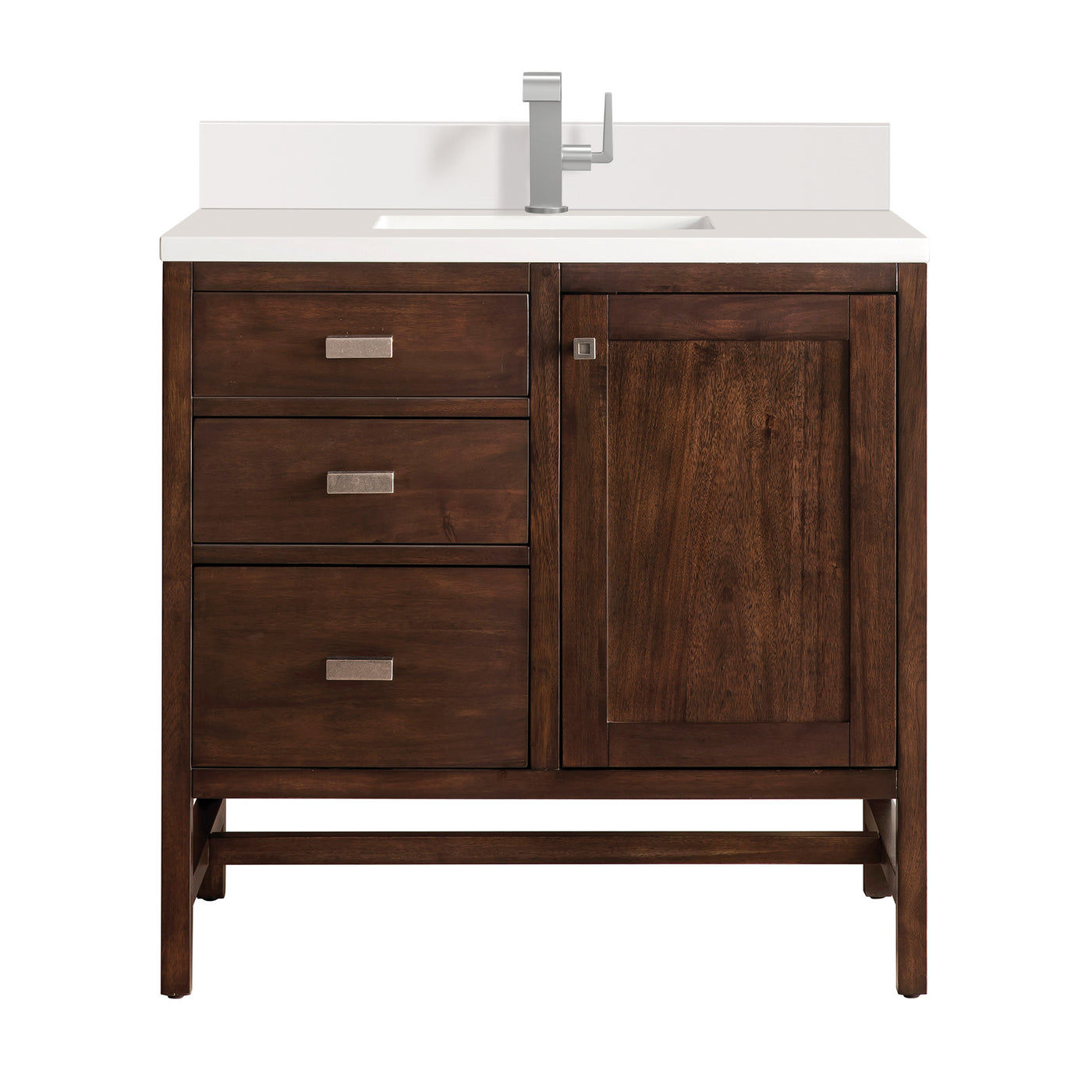 James Martin Addison 36" Single Bathroom Vanity, Mid-Century Acacia, view 19