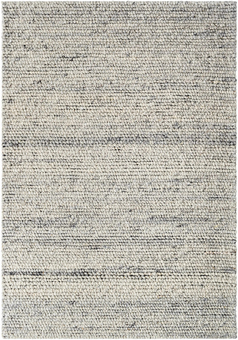 Olisa Cream & Gray Wool Area Rug by Boutique Rugs