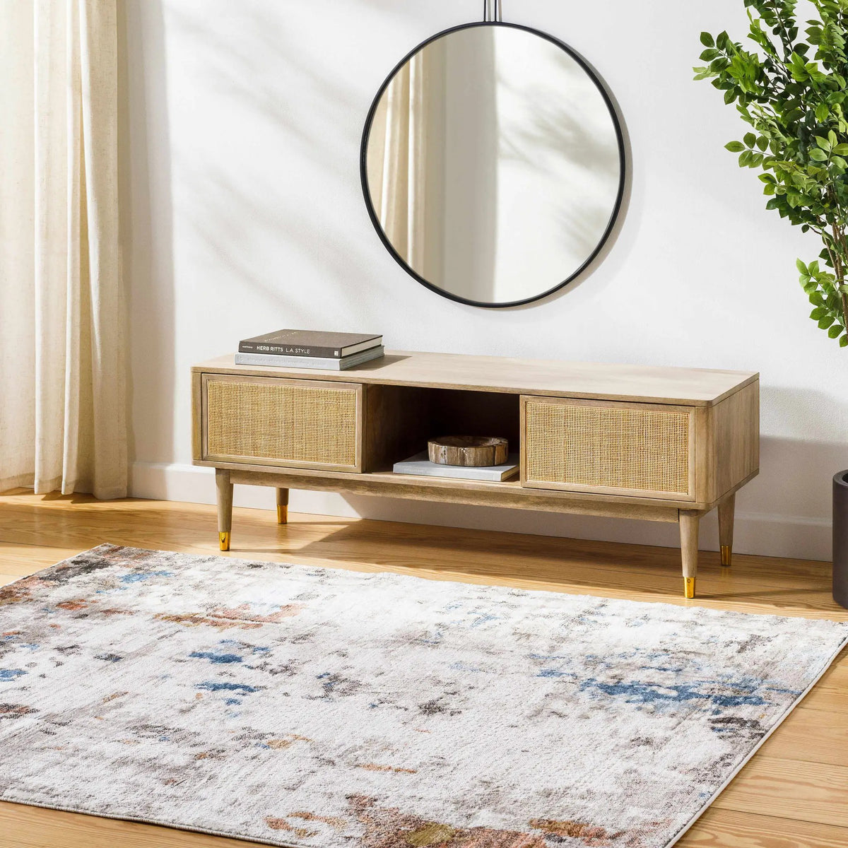 Enise Area Rug - Clearance, installed in a room