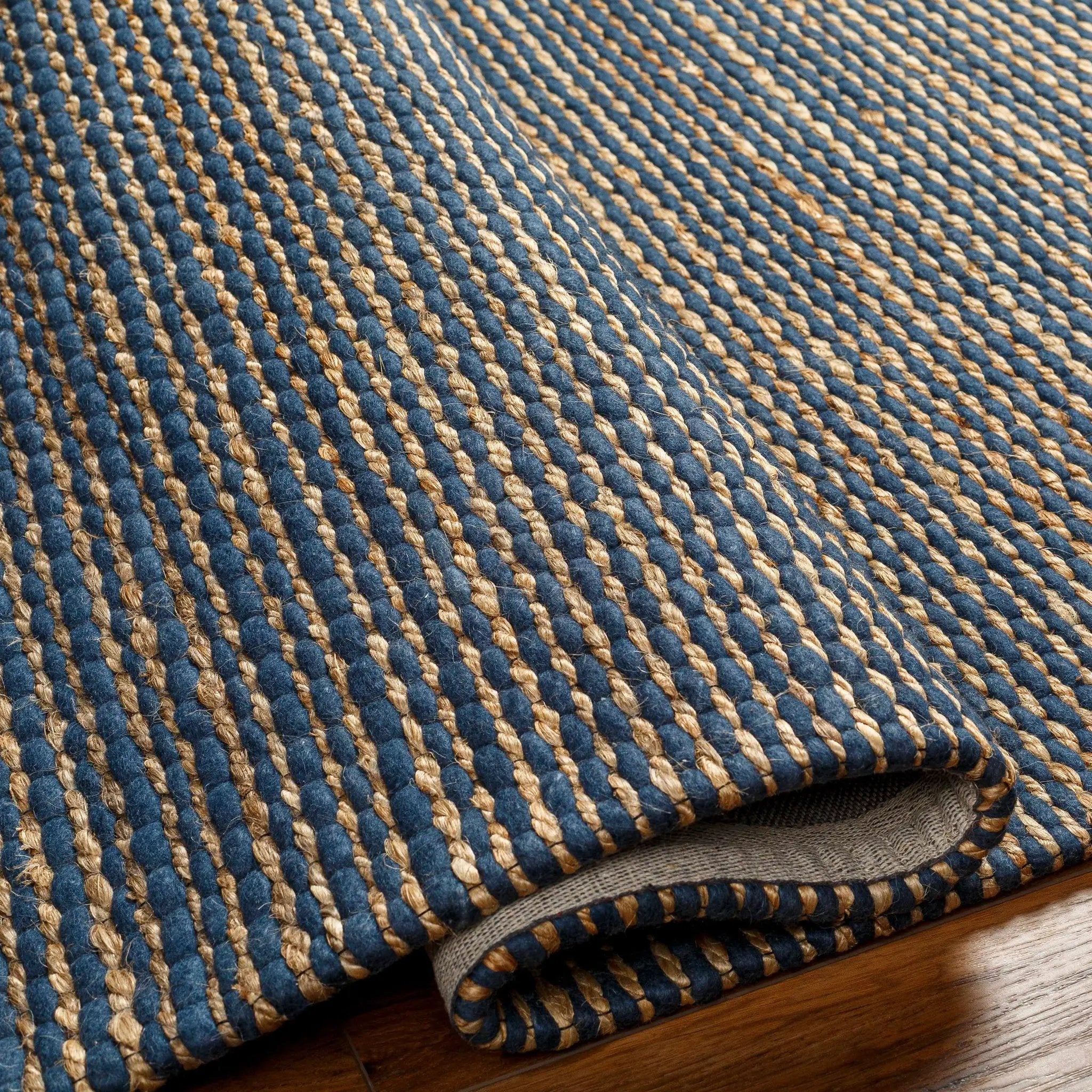 Riki Navy Area Rug by Boutique Rugs