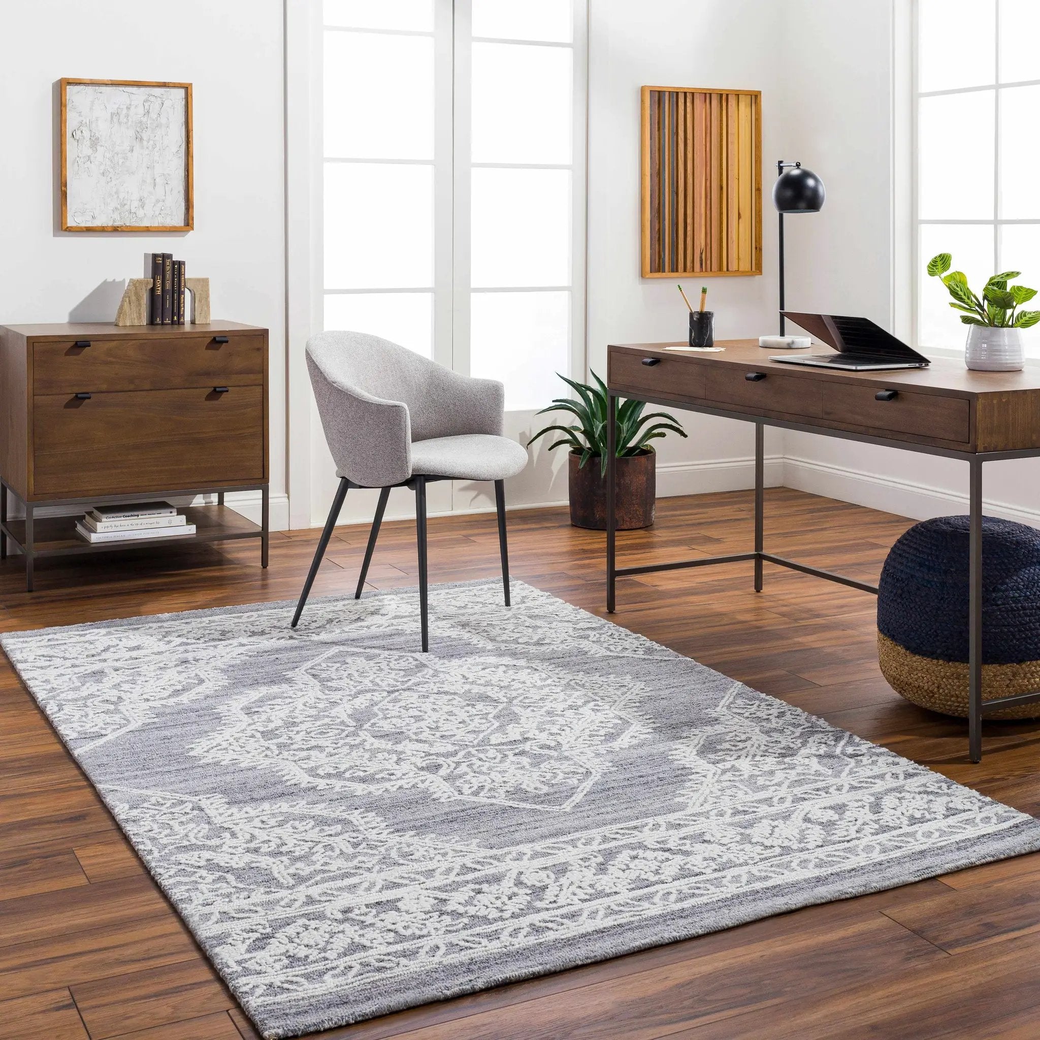 Denae Blue Area Rug - Clearance by Boutique Rugs