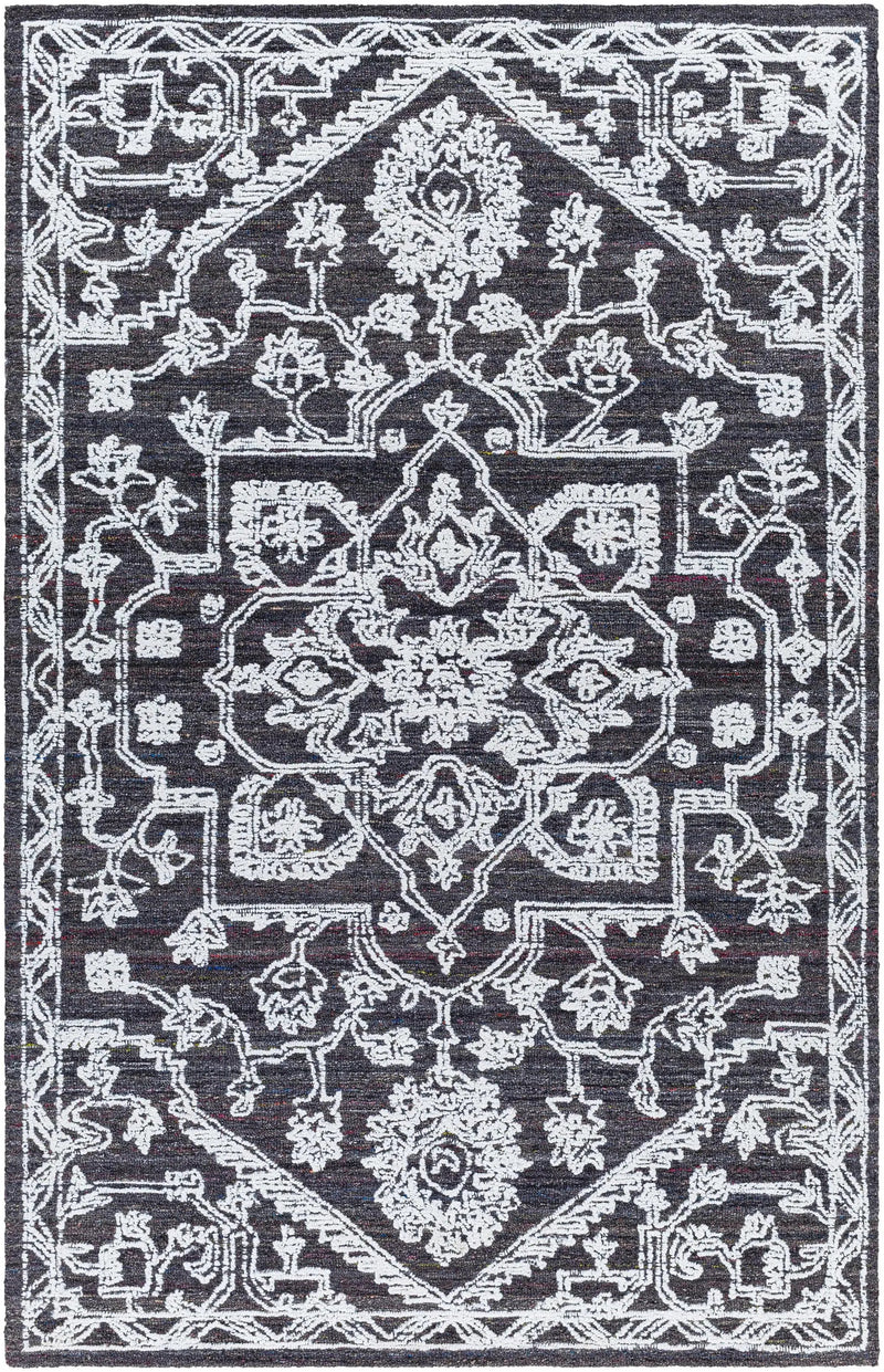 Black Derya Area Rug - Clearance by Boutique Rugs