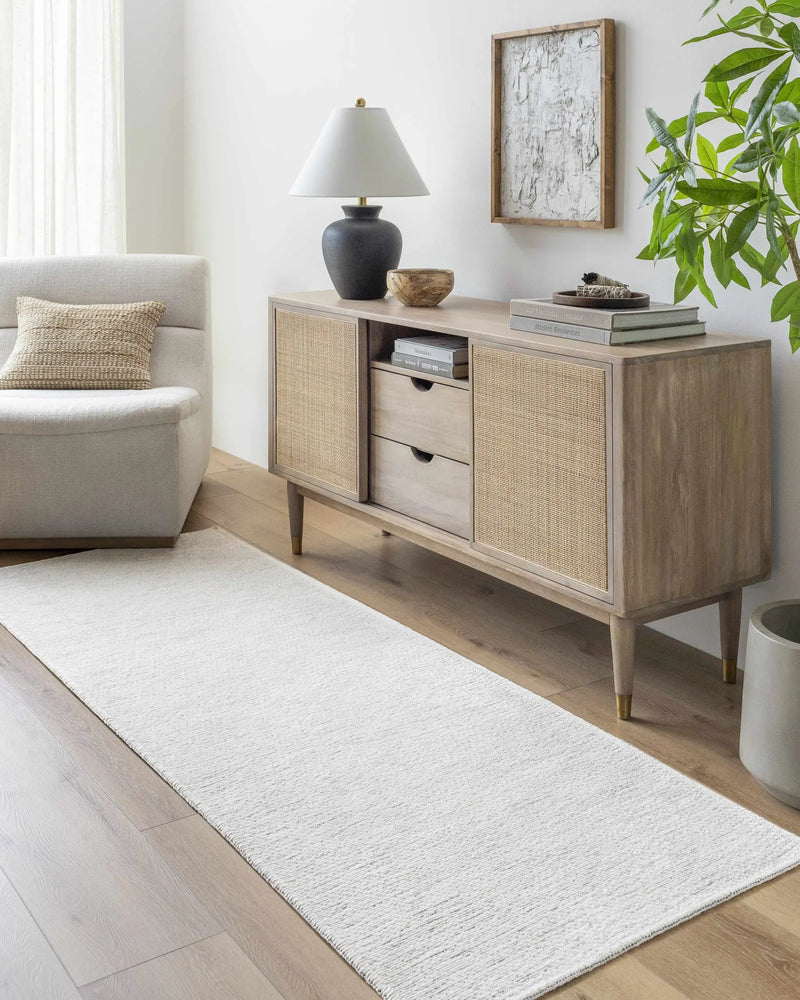 Isako Gray Solid Washable Area Rug - Clearance by Boutique Rugs