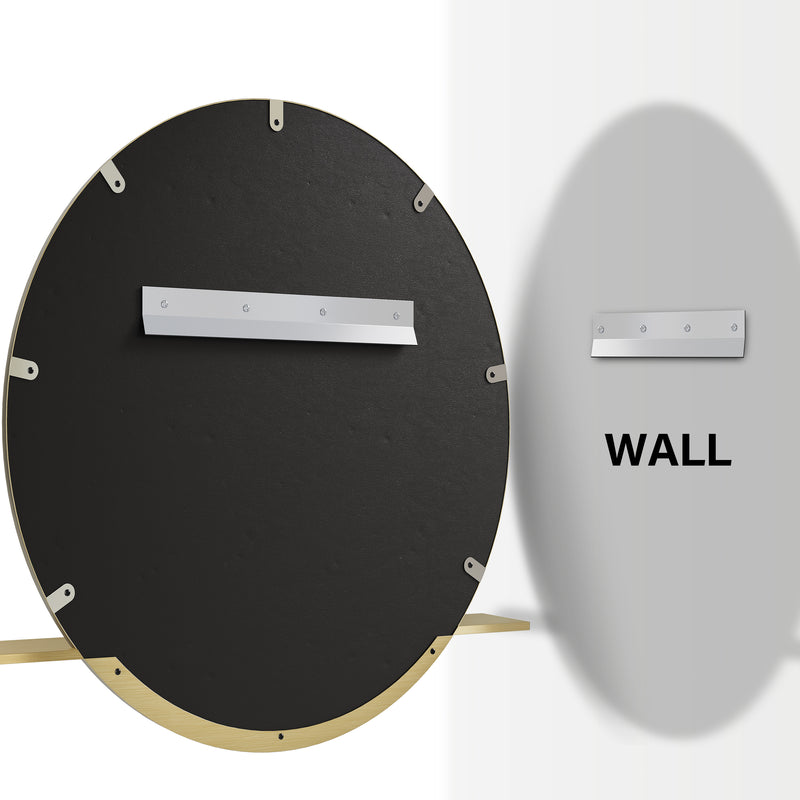 James Martin Platform 24" Mirror, Radiant Gold, view 8