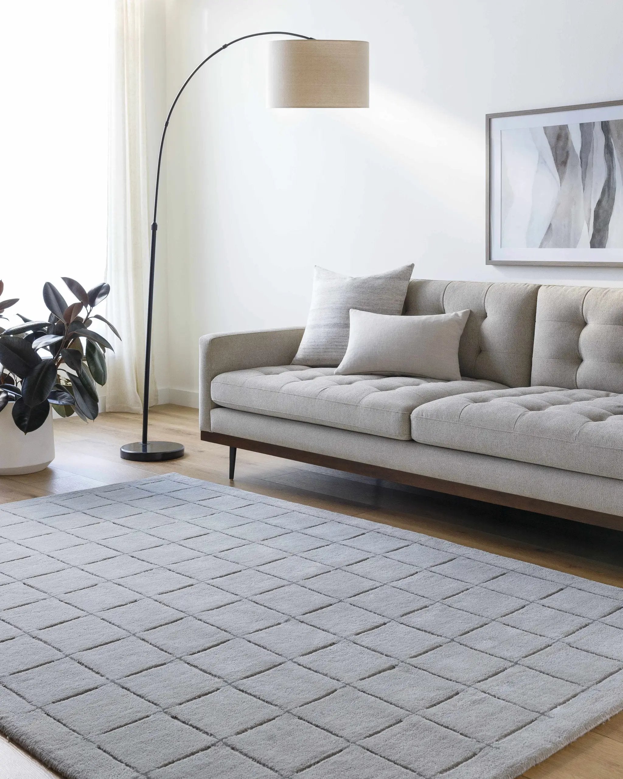 Sanvi Gray Area Rug by Boutique Rugs