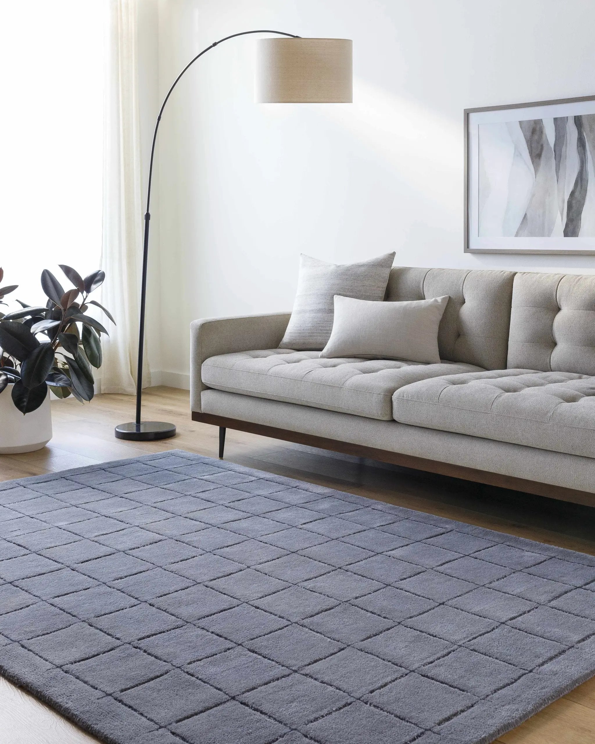 Sanvi Charcoal Area Rug by Boutique Rugs