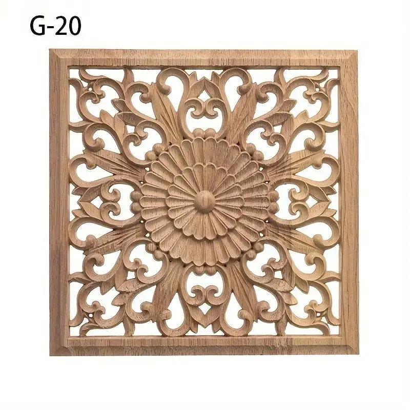 Handcrafted Floral Wooden Wall Panel for Elegant Home Decor by House Of Avana