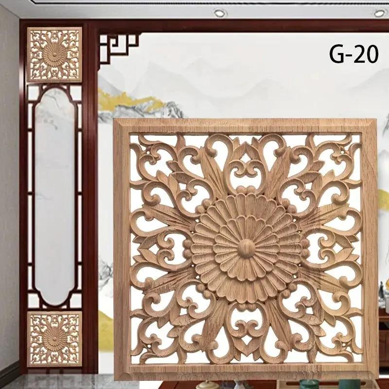Handcrafted Floral Wooden Wall Panel for Elegant Home Decor by House Of Avana