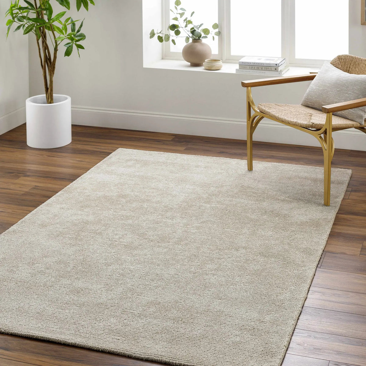 Pirro Premium Wool Blend Rug, installed in a room