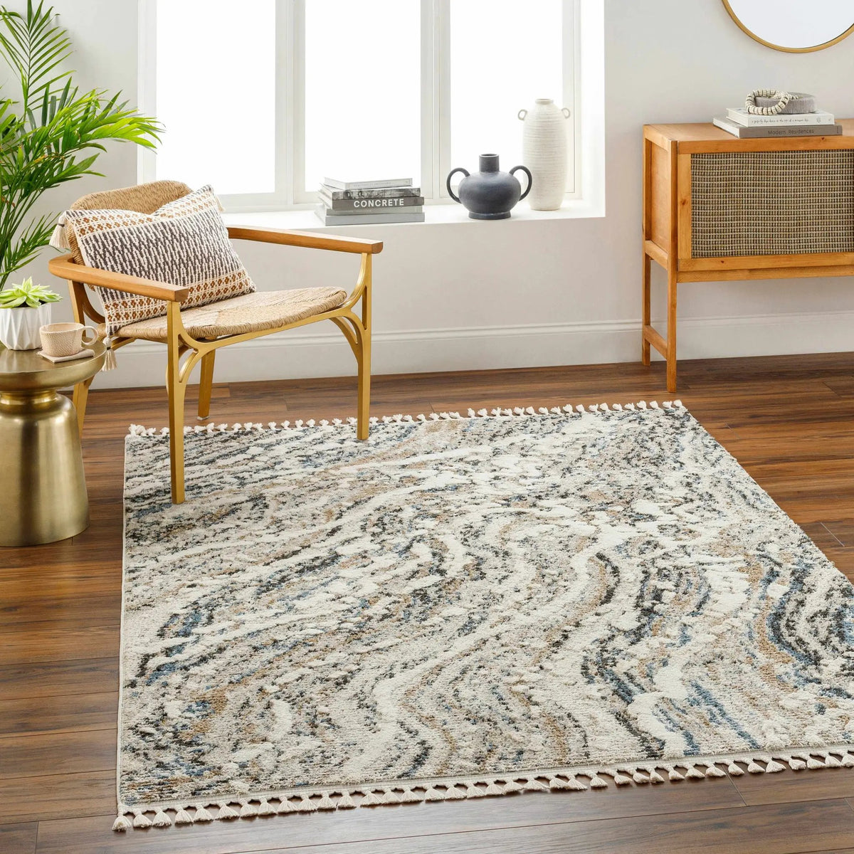 Ioane Area Rug - Clearance, installed in a room