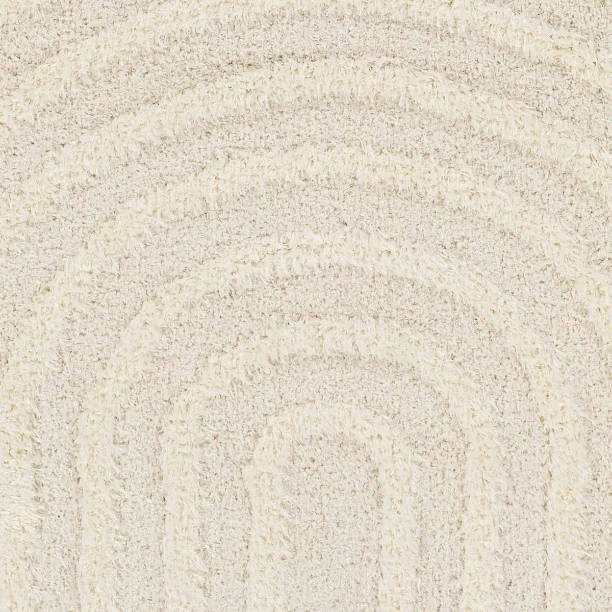 Arnel Cream Area Rug, sample swatch