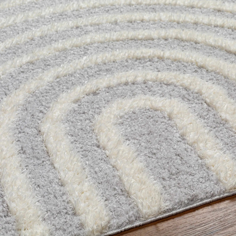 Arnel Gray & Beige Area Rug by Boutique Rugs