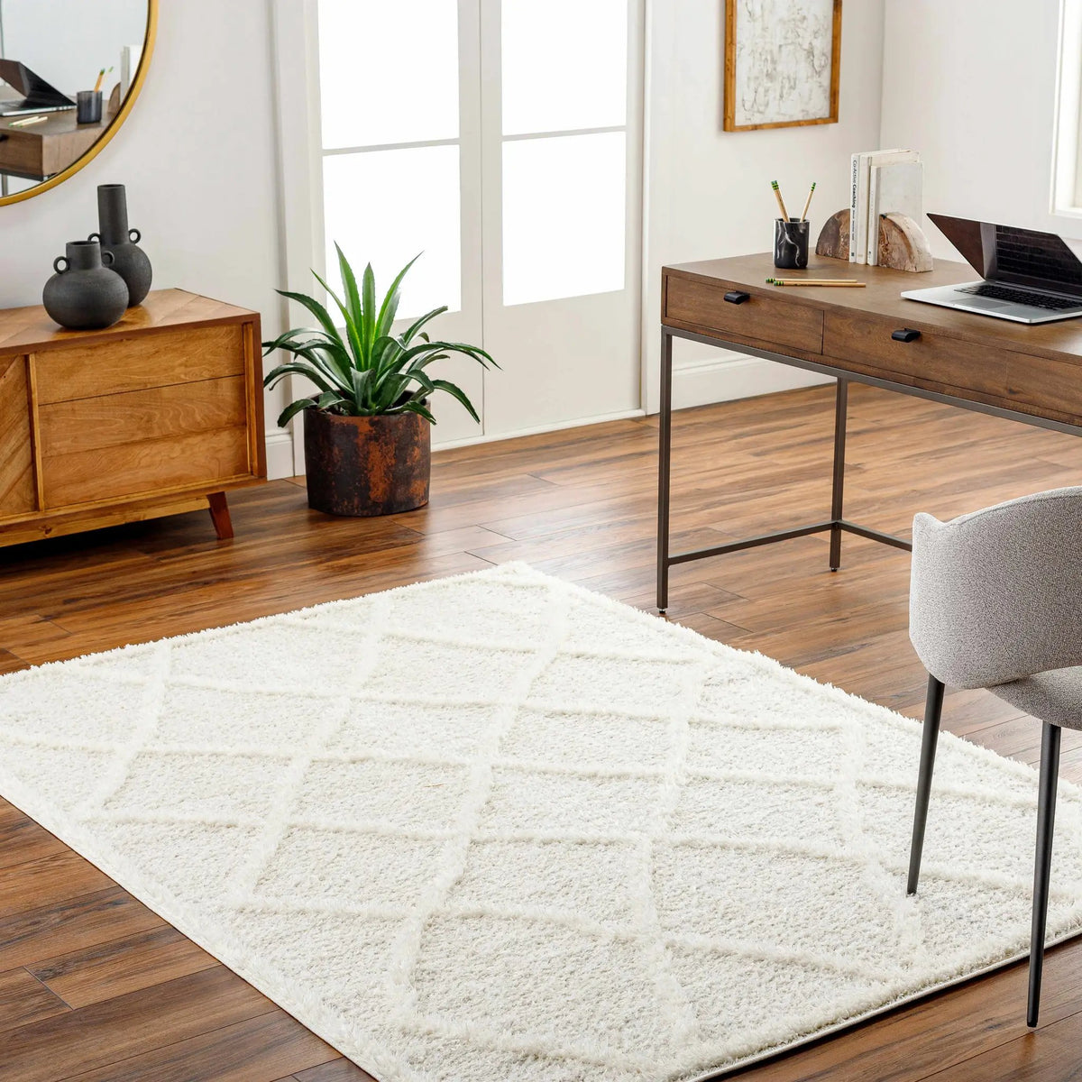 Daube Area Rug - Clearance, installed in a room 2