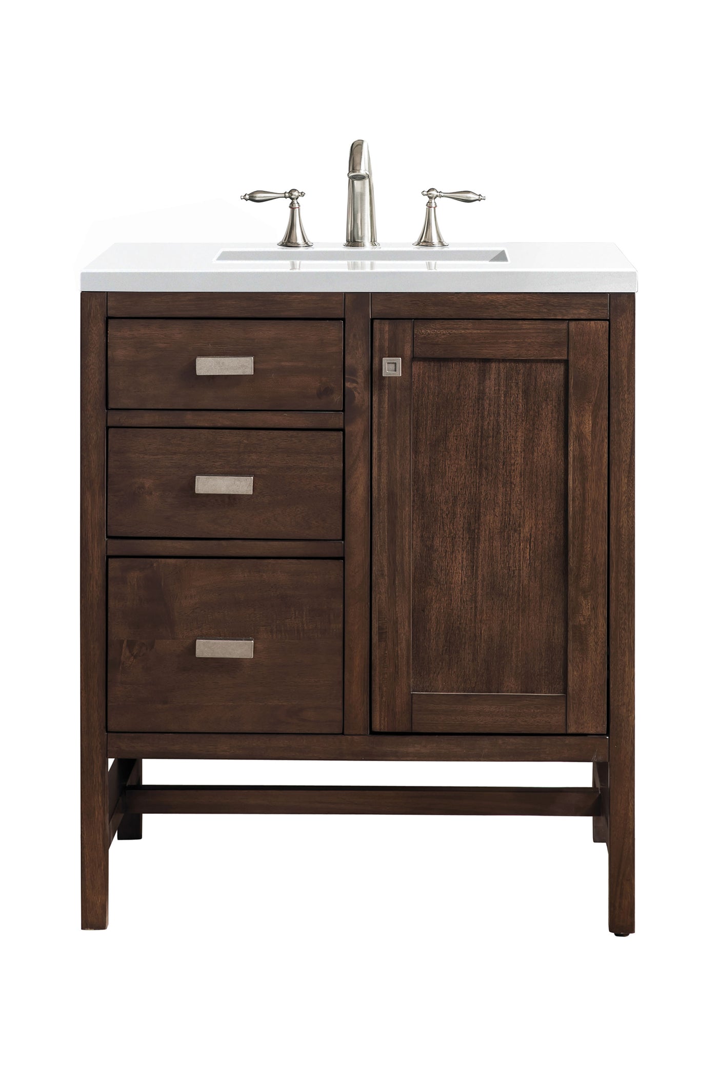 James Martin Addison 30" Single Bathroom Vanity, Mid-Century Acacia, view 19