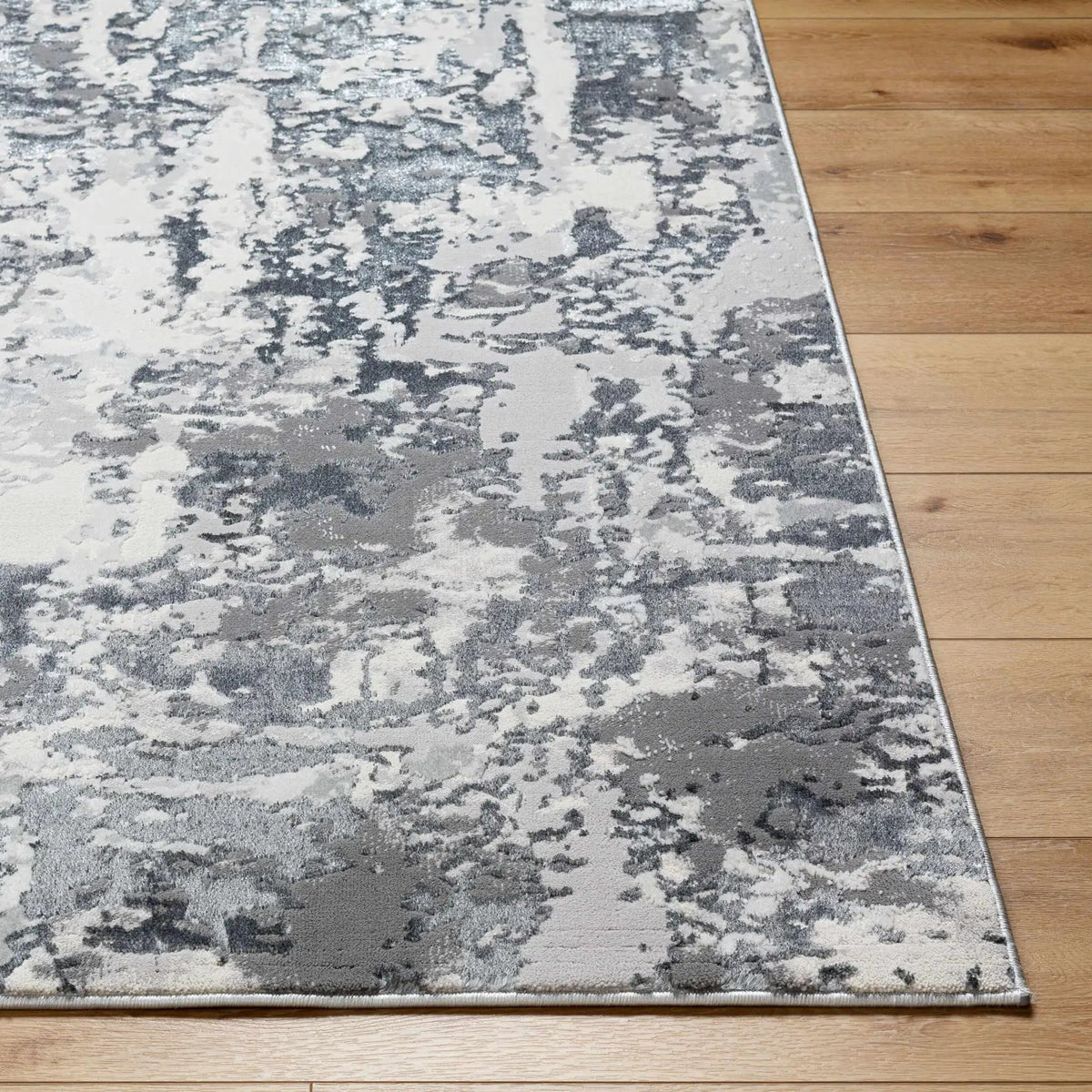 Junko Gray & Blue Marble Area Rug - Clearance, photo 13 of 13
