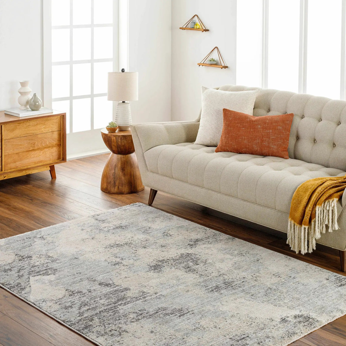 Gatik Area Rug - Clearance, installed in a room