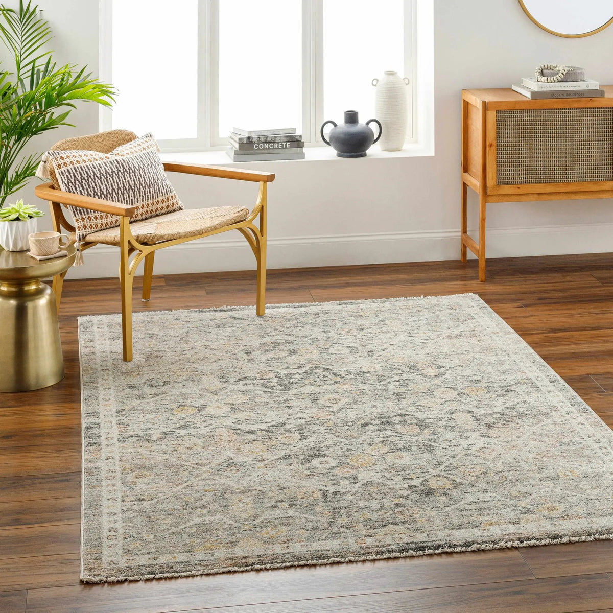 Issay Area Rug - Clearance, installed in a room